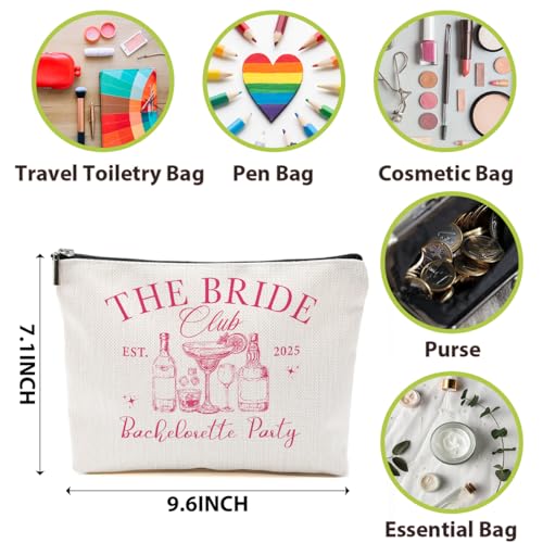 1 Pcs 3 Pcs 4 Pcs Makeup Bag, Girls Trip Gifts Favors Girls Weekend Gifts, Friendship Gifts for Women Bestie Bride