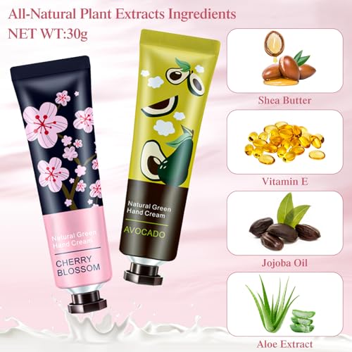 200 Pack Hand Cream Gifts Set for Women Mothers Day Gifts for Mom Mini Lotion Bulk for Dry Cracked Hands, Mini Hand Lotion for Nurse Gifts,bridesmaid Gifts,teacher Appreciation Gifts,10 Styles