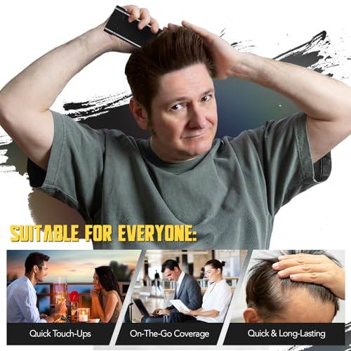 2 Pack Safe and Convenient Comb Hair Dye, Portable Hair Dye Comb For Gray Hair Coverage, Waterproof & Sweat-Proof, 2 in 1 Instant Dye for Women & Men (Dark Brown)