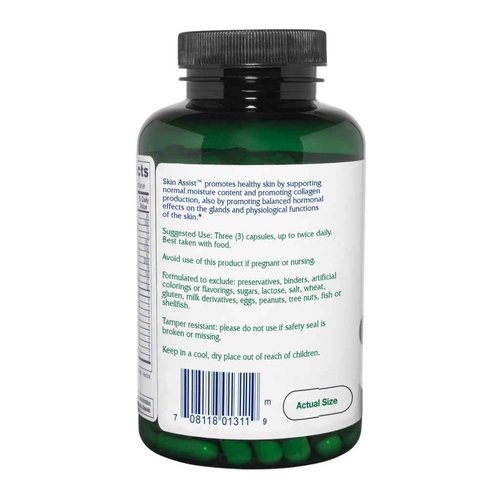 Vitanica Skin Assist, Skin Support, Vegan, 180 Capsules