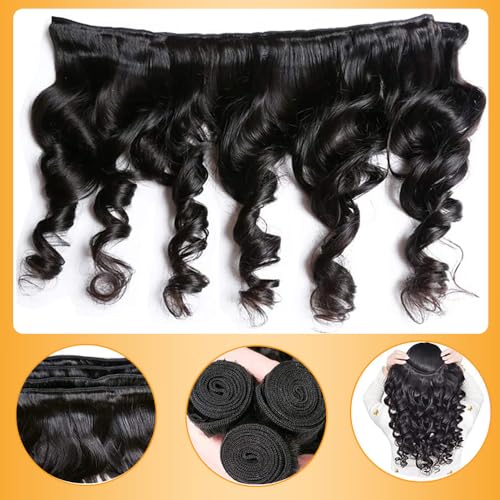 QTHAIR 16A Grade Brazilian Loose Wave Hair Bundles 28 Inch 100% Virgin Unprocessed Brazilain Hair Extensions 100g a Pack Cheap Long Hair Weave Natural Color