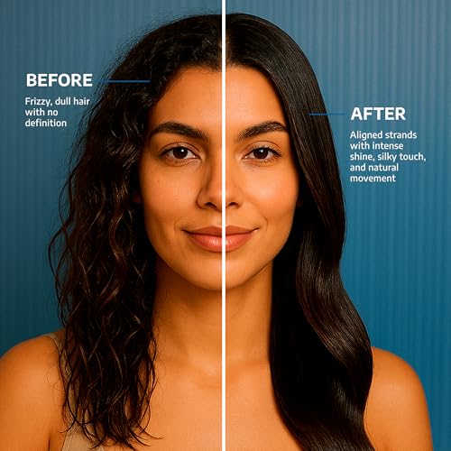 BRSCIENCE Organic Keratina Para Alisar el Pelo, Frizz Control Hair Care Products, Keratina Org?nica para Alisar el Pelo, Brazilian Keratin Treatment, Vegan Keratin Hair Treatment (33.8 Fl Oz)