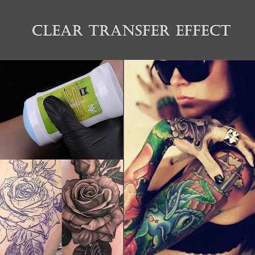 Tattoo Transfer Cream, Gel Skin Solution Professional Transfer Soap Tattoo Supplies Accessories Body Painting Template Primer Suitable for Beginners (1pcs)
