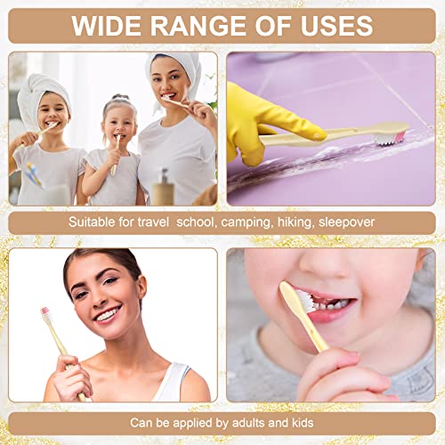 Tessco 1500 Pack Disposable Toothbrushes Bulk Soft Bristle Tooth Brush Individually Wrapped Toothbrush Pack Use for Hotel Toiletries Camping Office School Adult Homeless Hygiene Supply