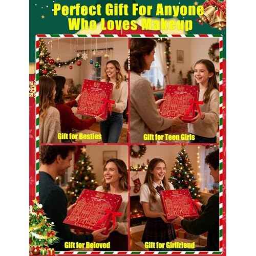 Makeup Advent Calendar 2025 for Women & Teen Girls, Xmas Countdown Calendar, 24 Days Christmas Gift Sets Full Makeup Kit Gift