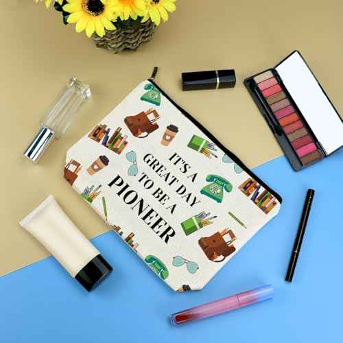 Pioneer Gifts Makeup Bag JW Gift Birthday Christmas Graduation Gifts for Pioneer Sister Daughter Niece Cosmetic Bag Zipper Toiletry Pouch