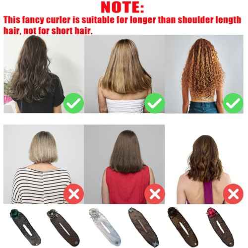 Hair Bun Maker for Long Hair, Ball Clip, Embroidered Flower Roller, Hair Twister, and Lazy Curler for Women (2pcs)