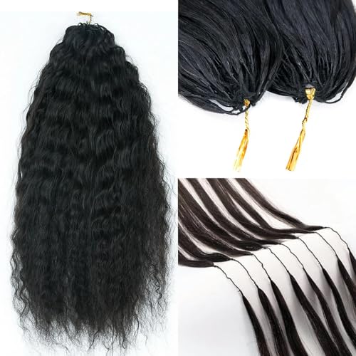 Wet and Wavy Super Wave Knotless Pre-Separated Feather Crochet Hair Extensions Human Hair Water Wave Crochet Hair Machine Made Feather Human Hair Extension 14inch 120g