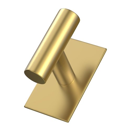 VAEHOLD Wall Towel Hooks, Heavy Duty Sticky Holder Waterproof Towel Hooks for Hanging Coat, Clothes, Closet Hook Wall Mount for Kitchen (Gold, 2 Pack)