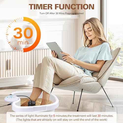 Ionic Foot Bath Detox Machine - Suitable for Home Use, Home Salon-Level Spa Detox Machine, Healthy Detoxification, with Foot Bath, Array * 2, Liner