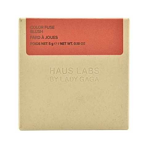 HAUS LABS BY LADY GAGA Color Fuse Talc-Free Blush Powder - Pomelo Peach, Soft Coral - Fermented Arnica, Hydraberry, Squalane - Natural Finish, Cruelty-Free
