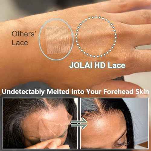 2x6 HD Lace Closure Loose Deep Wave Human Hair 16 Inch - 0.10mm Ultra-thin Invisible Burmese Curly 2 by 6 Closure, 100% Pre Plucked Brazilian Raw Virgin Hair Skinlike HD Lace Closure Wet and Wavy