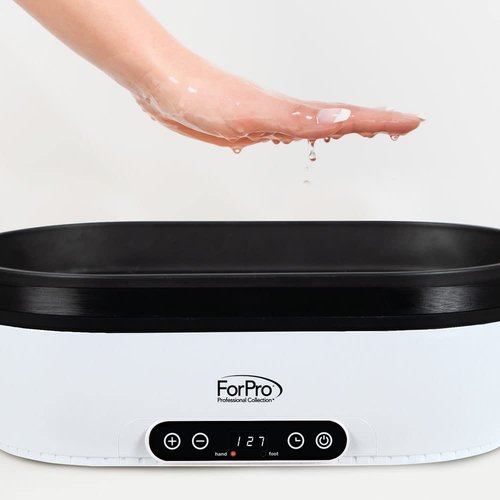 ForPro Nurture Digital Paraffin Bath Kit, All-In-One Paraffin Wax Kit for Hands and Feet, Includes 3 Lb. Paraffin Wax, Thermal Mitts & Booties, 100 Liners and Accessories