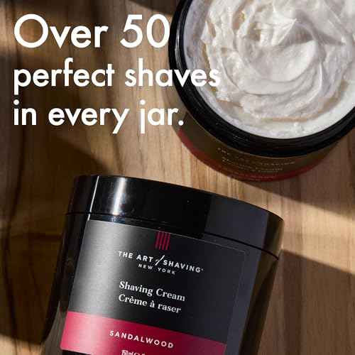 The Art of Shaving Sandalwood Shaving Cream for Men ? Protects Against Irritation and Razor Burn ? Hydrates and Nourishes Dry Skin ? Clinically Tested for Sensitive Skin ? 5 oz