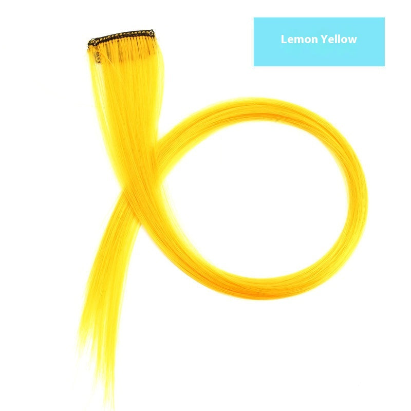 Colorful Hair Weave Extension Set - Multiple Shades, Non-Mainstream Style