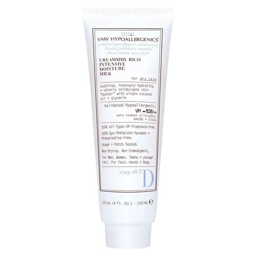VMV Hypoallergenics Creammmy-Rich Intense Moisture Milk (Dry Skin), 4 Ounce