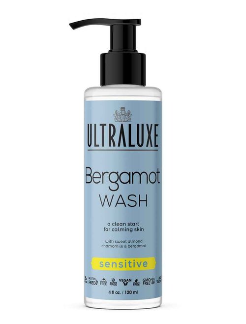 ULTRALUXE SKIN CARE Bergamot Wash, 4 Fl Oz