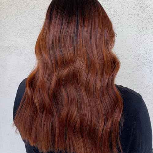 Pallure Color Pigment Refresher Mask, Semi Permanent Hair Color Depositing Conditioner, 8.5 Oz (Copper Brown)