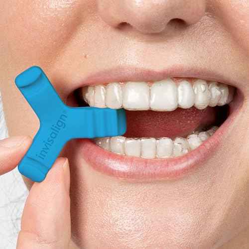 Invisalign Munchies EPS Aligner and Retainer Tray Seaters, Aligner Chewies (Pack of 2) (Blue)