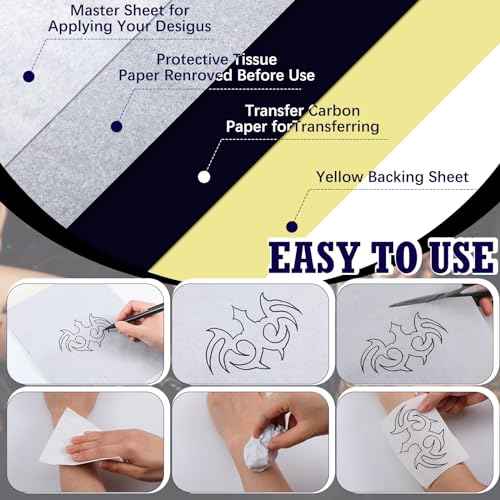 1015 Pcs Tattoo Skin Practice Kit Included 1000 Tattoo Ink Caps 3 Storage Containers 2 Ink Cup Holders 5 Practice Skins 3mm 5 Paper Transfer for Tattoos Supplies