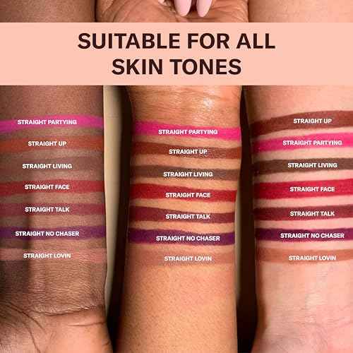 The Lip Bar - Lip Liner, Straight Shooter (Medium Brown) - High Pigment & Super Creamy - Smudge Proof & Water Resistant - Jojoba Oil, Aloe Vera, Coconut Oil, Vitamin E - Vegan & Cruelty Free - .042 oz