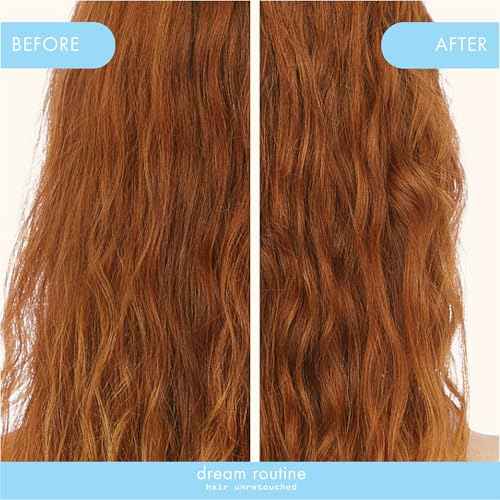 amika dream routine overnight hydrating hair mask | no rinse leave-in treatment for dry hair, ultra-hydrating, with hyaluronic acid for long-lasting moisture