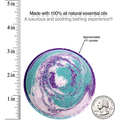 Bath Bomb with Surprise Ring Inside Mermaid Daydream Extra Large 10 oz. Made in USA (Suprise)