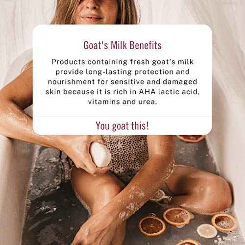 Nature by Canus Creamy Body Lotion, Fragrance Free, 11.8 Oz, With Smoothing Fresh Canadian Goat Milk, Vitamin A, B3, Potassium, Zinc, and Selenium