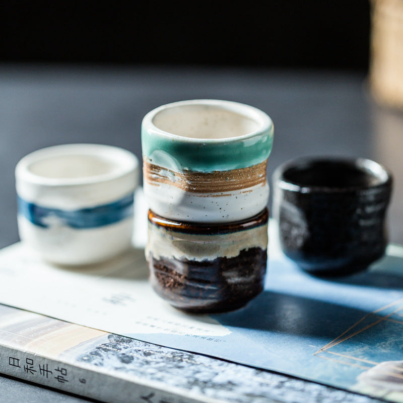 Vintage Ceramic Wine Cup - Creative Drinkware for Kitchen & Bar