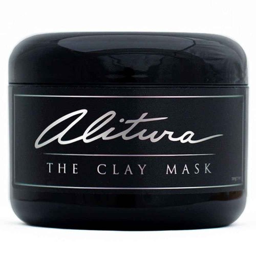 Alitura Clay Face Mask – Exfoliating, Hydrating & Anti-Aging Facial Mask with Vitamin C & Pearl Powder – Pore Cleansing Face Mask for Acne, Blackheads & Glowing Skin – 7.1 oz