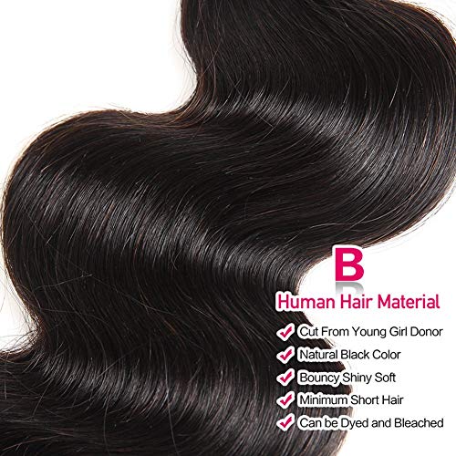 Beauty Princess Brazilian Human Hair Bundles Body Wave 10A Human Hair Weave 3 Bundles 16 16 18inch