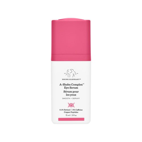 Drunk Elephant A-Shaba Complex Eye Serum with Deluxe Sample - 15ml .1% Retinol Eye Cream - 5ml Lala Retro Whipped Cream - Clean Clinical Skincare - Cruelty-Free - Dermatologist-Tested