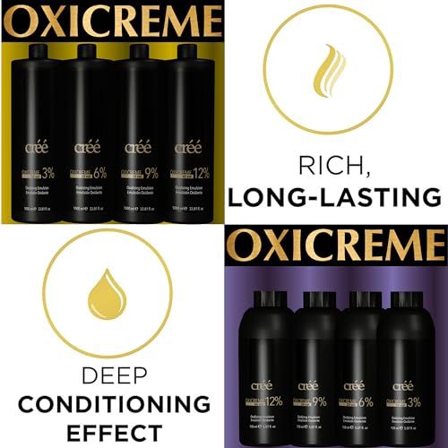 Cr?? Professional Oxicreme Peroxide Developer Series (10 Volume, 1000 ml)