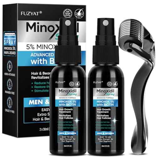 5% Minoxidil Hair Growth Spray Kit, Minoxidil for Women Hair Growth, Minoxidil for Men Hair Kit.