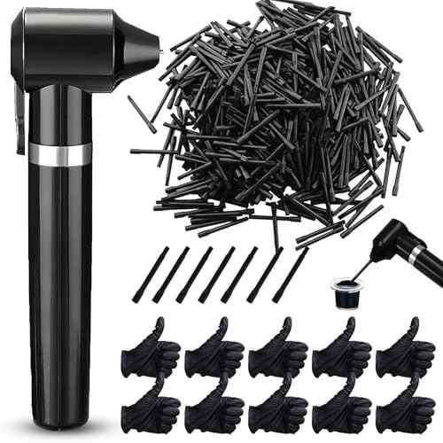 Ink Mixer Tattoo - CINRA Pigment Mixer Machine with 100Pcs Mixing Sticks and 10 Pairs Gloves Eyebrow Color Makeup Tattoo Ink Mixer Pigment Electric Agitator Machine for Tattoo Supplies