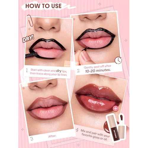 SHEGLAM Fall In Line Peel Off Lip Liner Stain Long Lasting Transfer-proof Nude Lip Tint-Pinky Promise