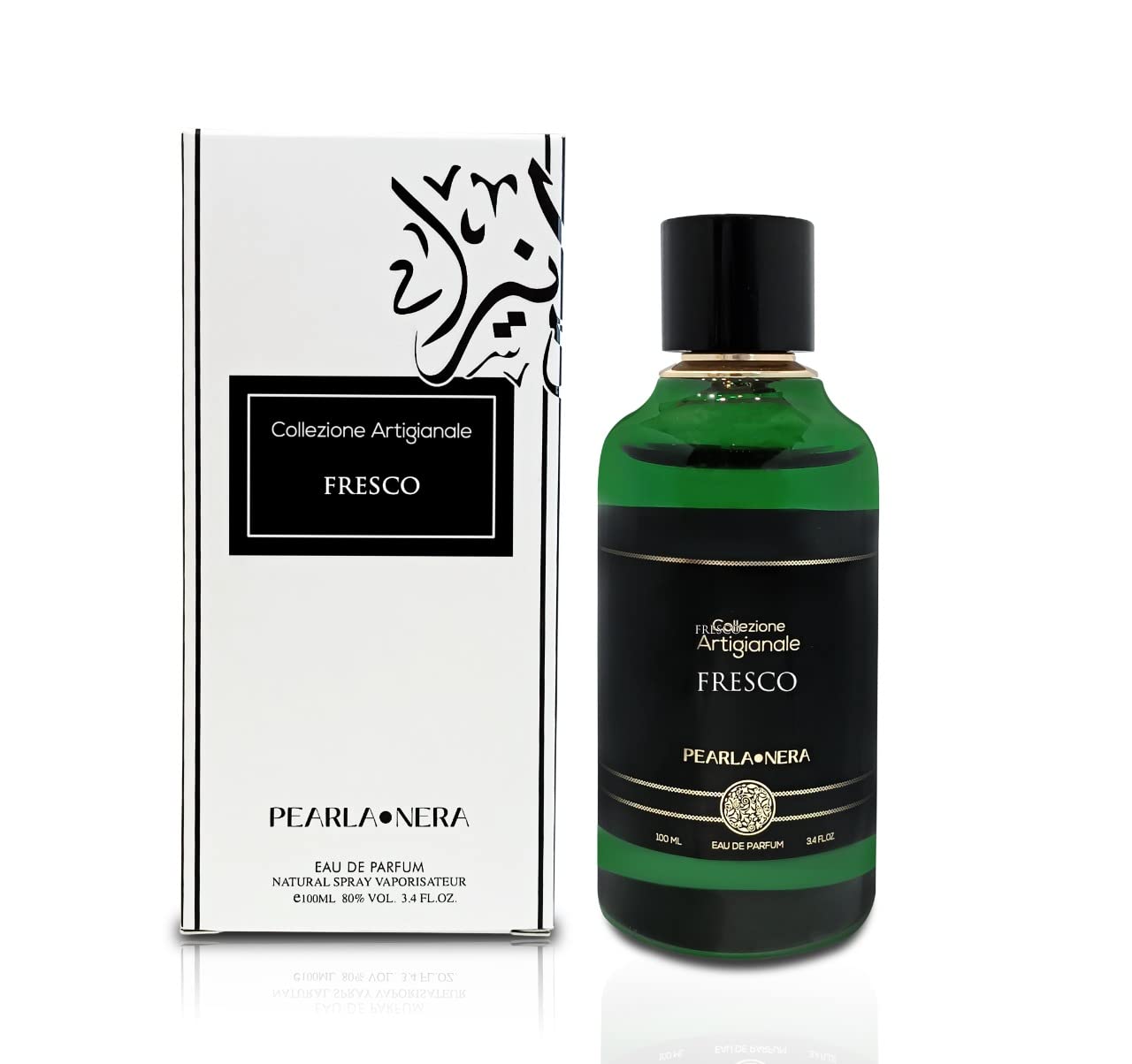 Maison d'Orient Layered Freshness and Purity PEARLA·NERA FRESCO Eau de Parfum Spray Fragrance and Musk Tahara (مسك الطهارة) Hand-crafted Oil Perfume
