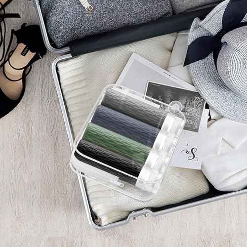 Travel Bottles for Toiletries, TSA Approved 3.4oz Travel Size Containers, BPA Free Leak Proof Silicone Traveling Bottles, Refillable Travel Essentials Kits for Shampoo Conditioner(4 Pack)-A