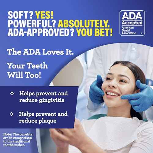 GuruNanda Butter On Gums Toothbrush, ADA Accepted, With 8000+ Ultra Soft Softex Bristles for Sensitive & Receding Gums, Perfect for Whiter Teeth, 6 Ct