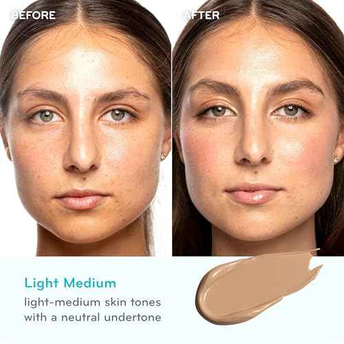 p?rlisse Radiant Glow Illuminating BB Cream with SPF 30 - Glow BB Cream Enriched with Goji & Hawthorn Berry for Dewy Skin - Helps to Improve Skin Texture & Radiance - Light Medium (1.4 oz)