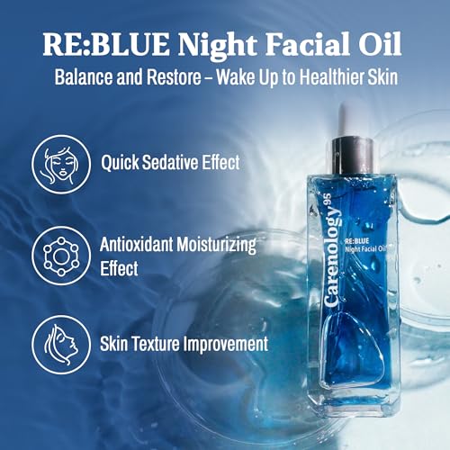 Carenology 95 - RE:BLUE Night Facial Oil 1.7 FL/OZ, 50ml