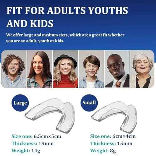 Mouth Guard for Clenching Teeth at Night, Night Guards for Teeth Grinding, Mouth Guard for Grinding Teeth at Night, Reusable Teeth Grinding Mouth Guard, Mouthguards for Grinding of Teeth (4 Piece Set)