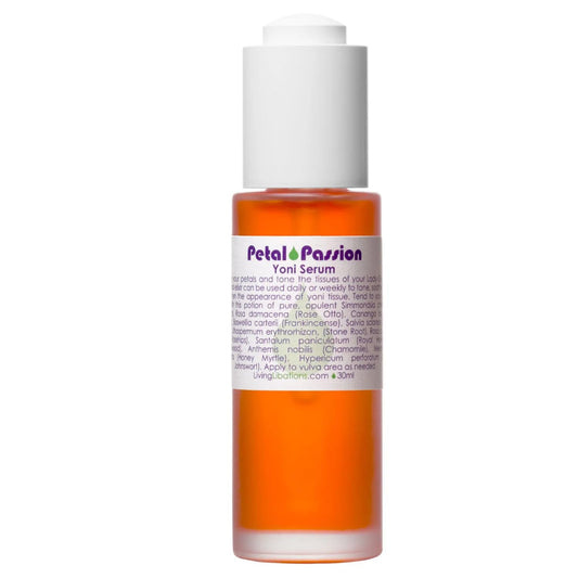 Living Libations - Organic Petal Passion Yoni Serum | Natural, Wildcrafted, Vegan Clean Beauty (1 fl oz | 30 mL)
