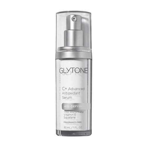 Glytone Age-Defying C+ Vitamin C Serum for Face | 20% Vitamin C, E and Squalane Antioxidant Complex | Reduces Fine Lines & Wrinkles | Hydrating & Anti-Aging Facial Serum for All Skin Types | 1 Fl Oz