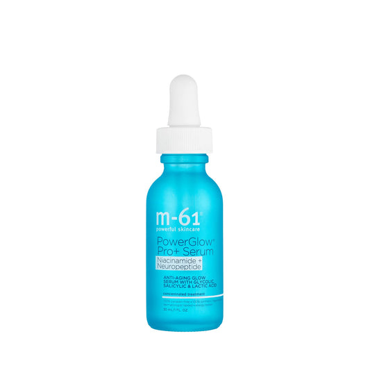 m-61 PowerGlow Pro+ Serum | Resurfacing Serum With Niacinamide, Neuropeptides, and Powerful BHAs/AHAs For Even, Radiant Skin. Dermatologist Tested With Clinical Trial Results - 1 Fl Oz