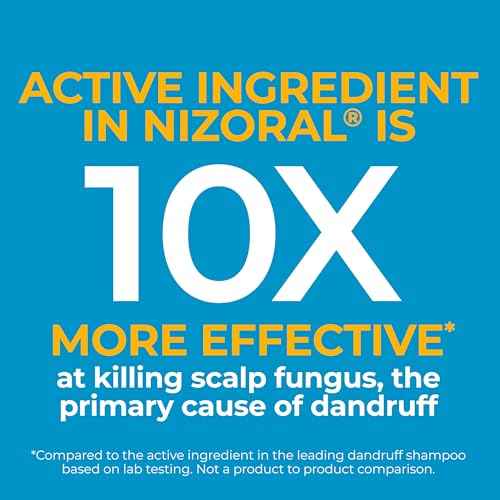 Nizoral Anti-Dandruff Shampoo with 1% Ketoconazole, 14 Fl Oz, Fresh Scent, Anti Fungal Shampoo