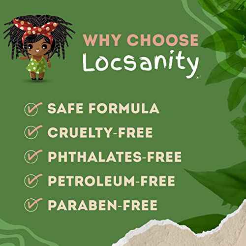 Locsanity Dreadlock Hair Scalp Detox - Deep Clean Dreadlock Powder, Cleansing Conditioner - Natural Hair Cleanser for Build Up - ACV Alternative, Loc Care and Maintenance Products
