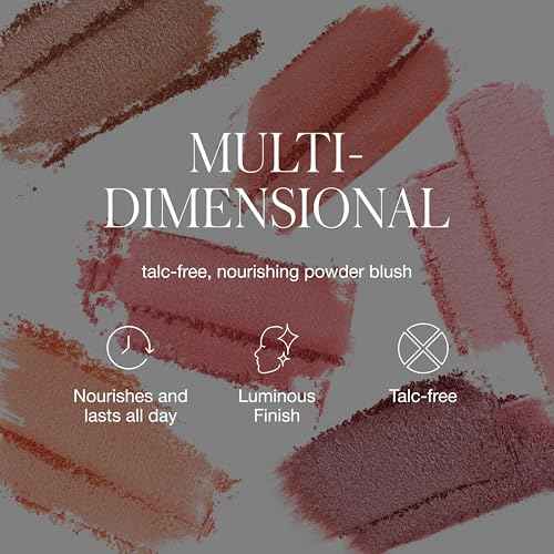 RMS Beauty Redimension Hydra Powder Blush ? Hydrating Mineral Powder Blush with Buildable Natural Color, Lightweight Long-Lasting Finish, Clean & Cruelty-Free 0.15 oz