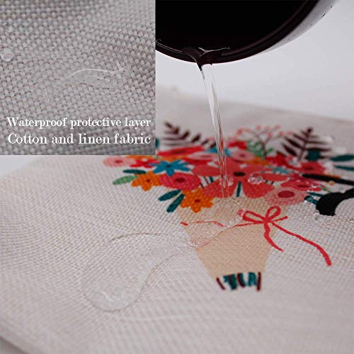 Graduation Gifts, Side by Side or Miles Apart Friends Gifts - Friend Long Distance Friendship Gifts for Women Toiletry bag - Birthday, Christmas Wine Gifts for BFF, Bestie, Girlfriends - Makeup Bag