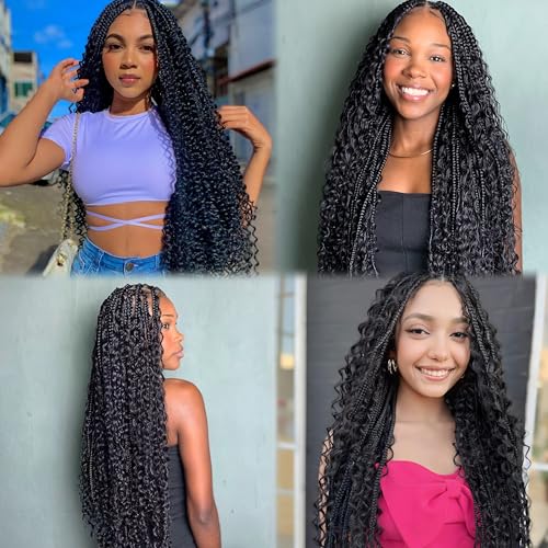Deep Wave Human Braiding Hair 28Inch 2 Bundles 100g Bulk Human Hair for Braiding No Weft Human Braiding Hair for Boho Braids Wet and Wavy 100% Brazilian Virgin Curly Hair for Braiding Hair Extensions